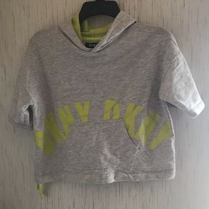 DKNY Kids Crop Top Hoodie